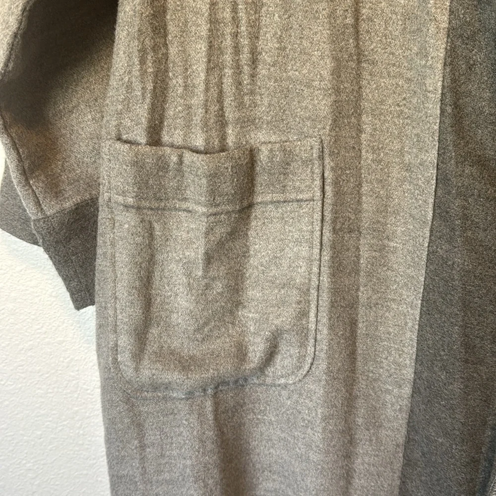 Pottery Barn Gray Open Front Robe - Picture 3 of 5